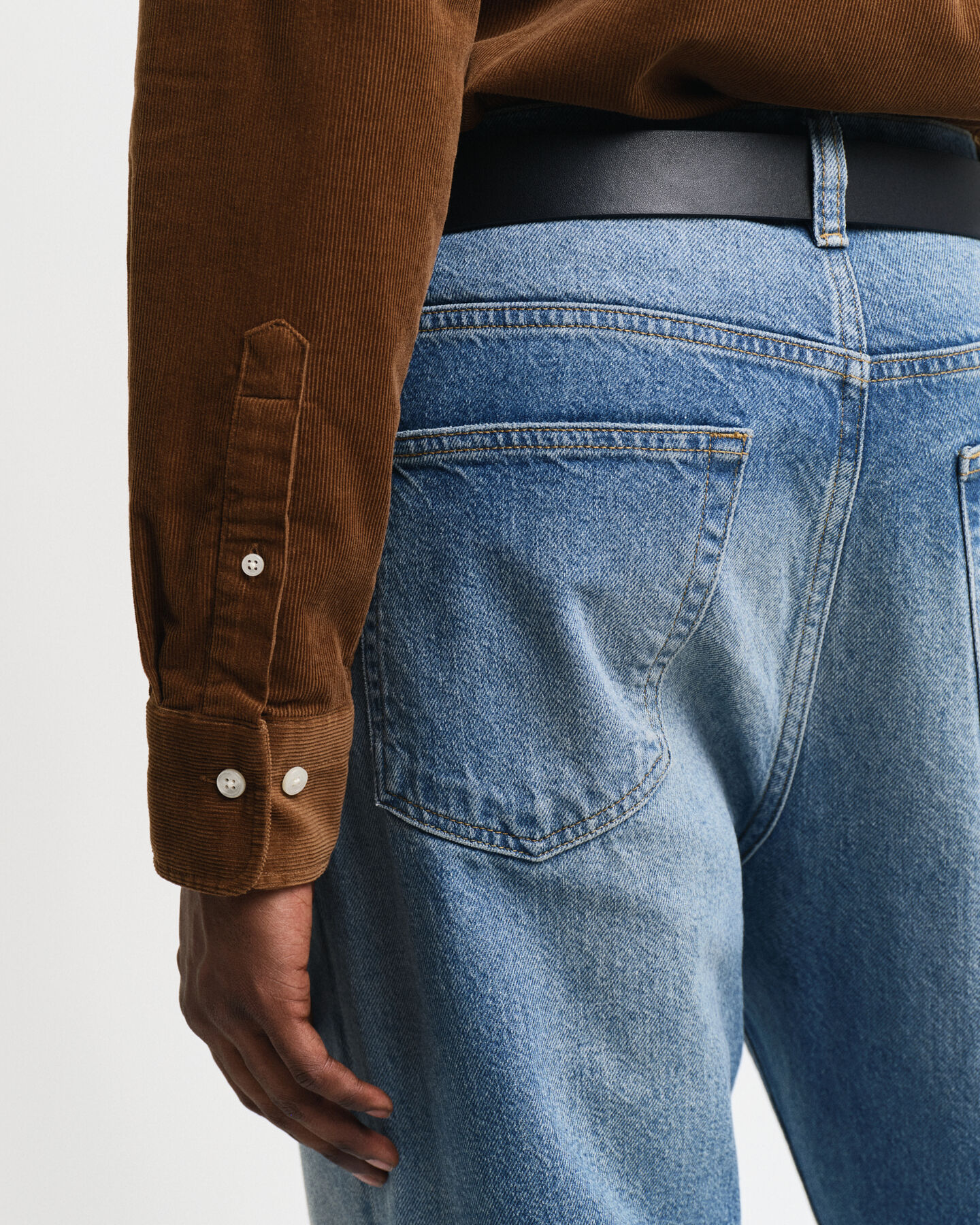 Camisa de bombazina regular fit