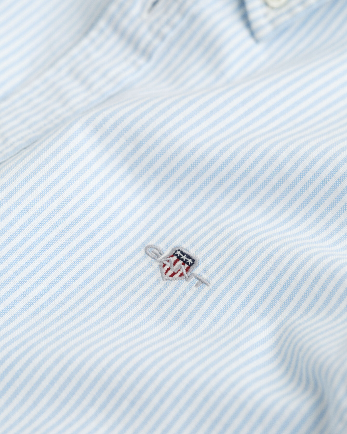 Camisa Oxford às riscas Teens