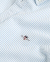 Camisa Oxford às riscas Teens