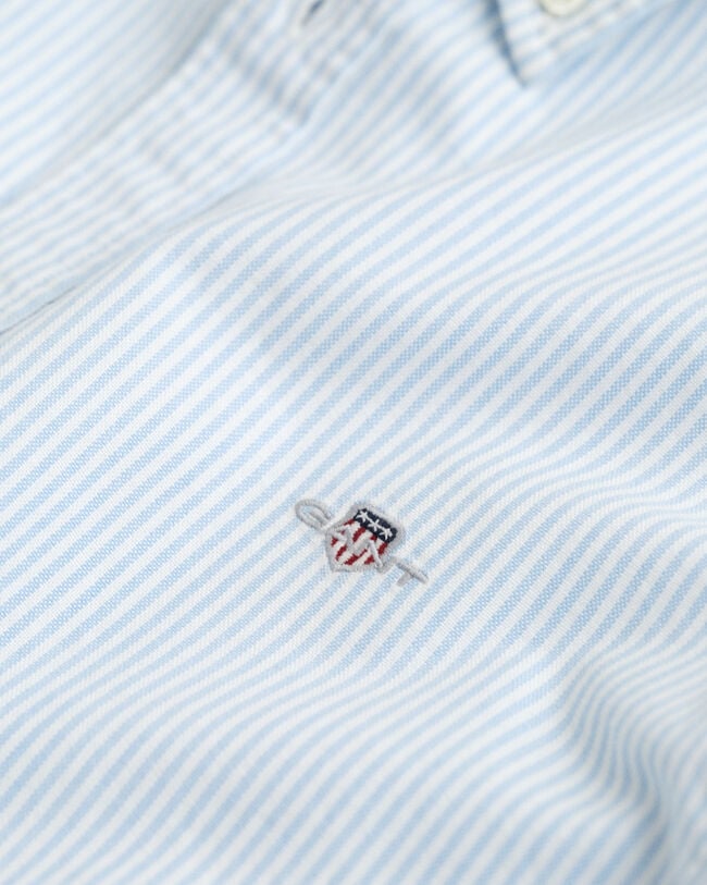 Camisa Oxford às riscas Teens