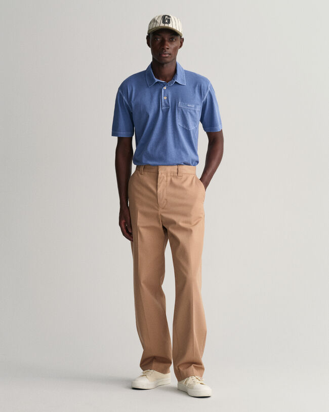 Polo em jersey Sunfaded