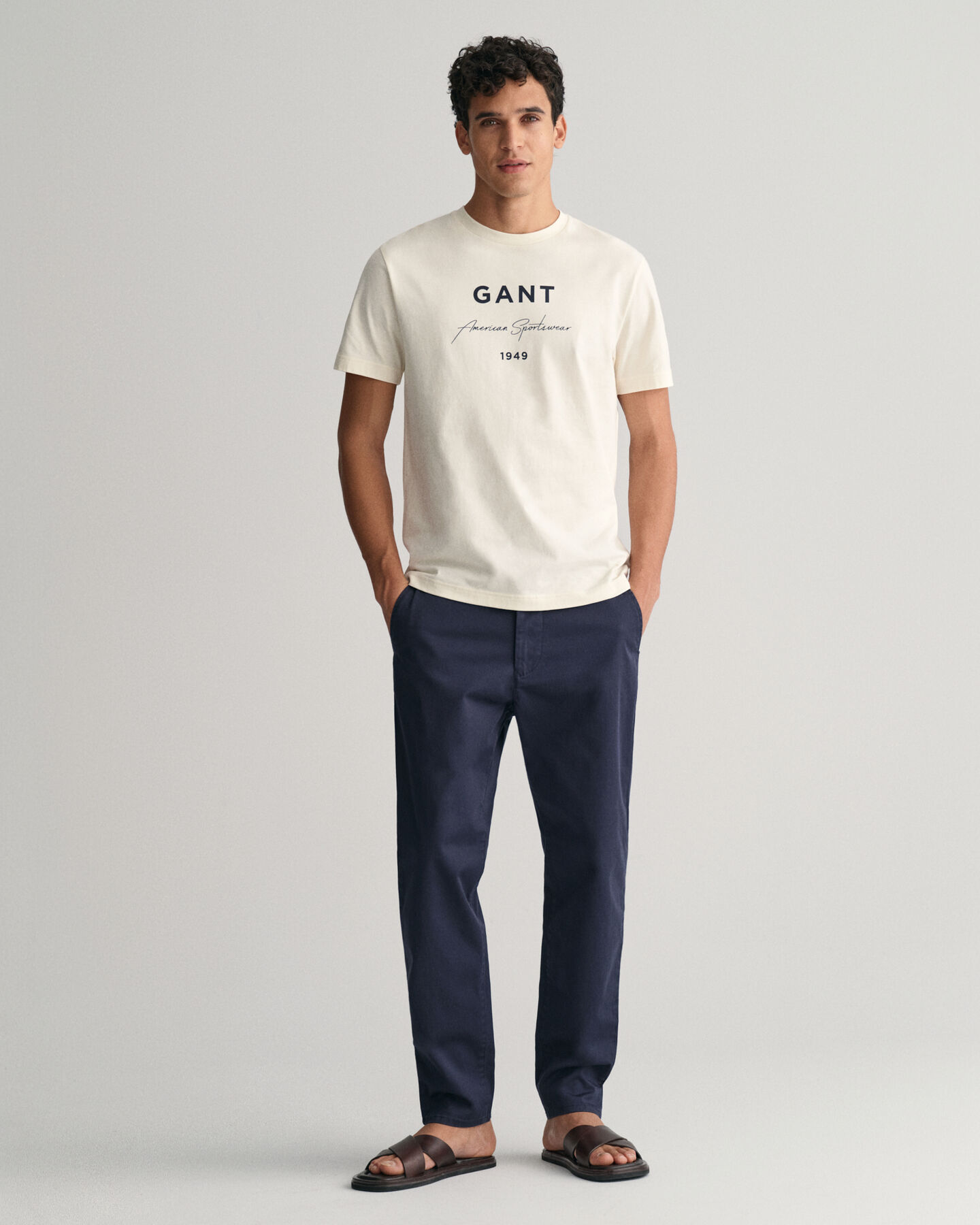 T-shirt com estampado GANT Script Graphic