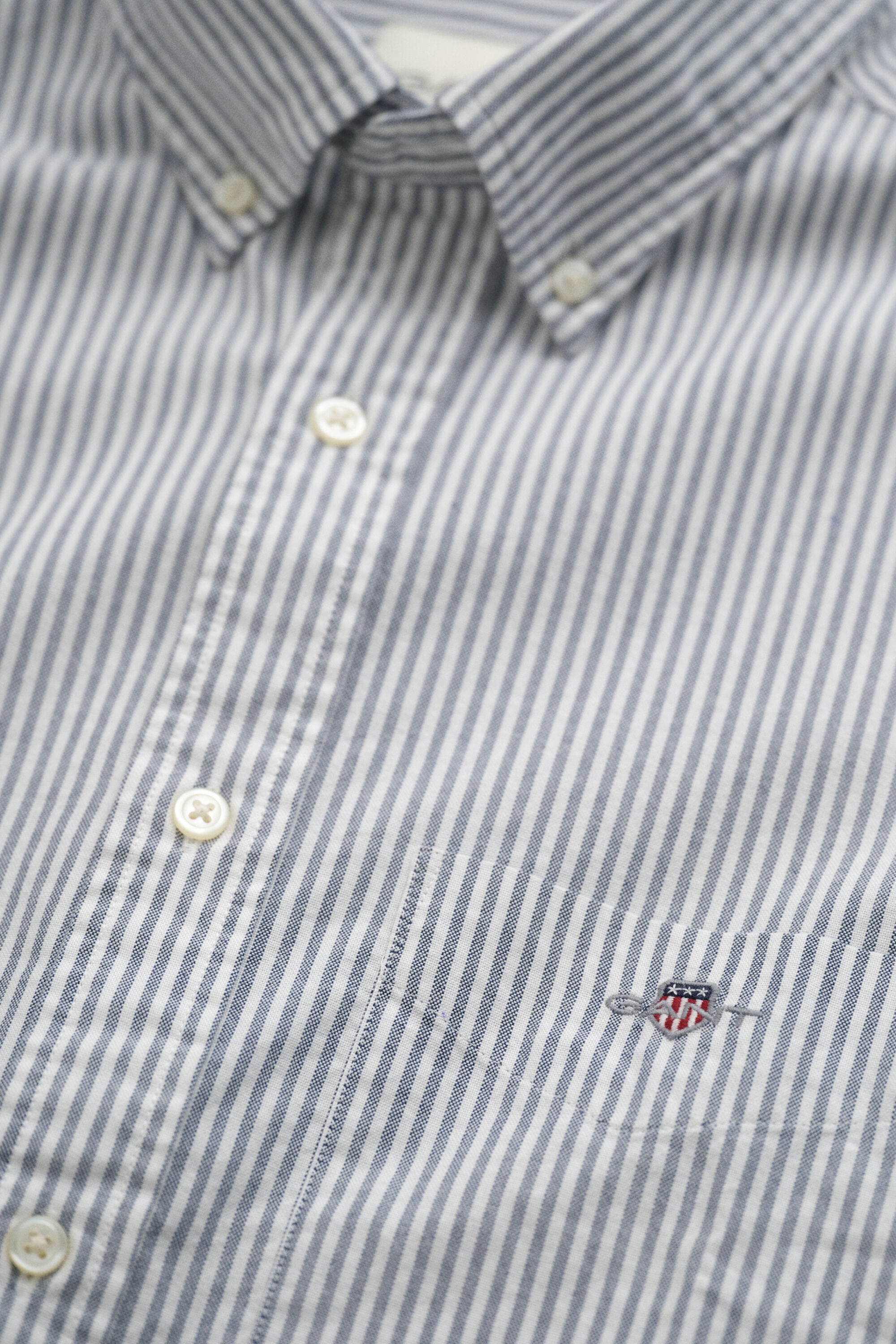 Camisa Oxford às riscas Classic regular fit