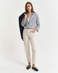 Calças de ganga em cru perna Straight