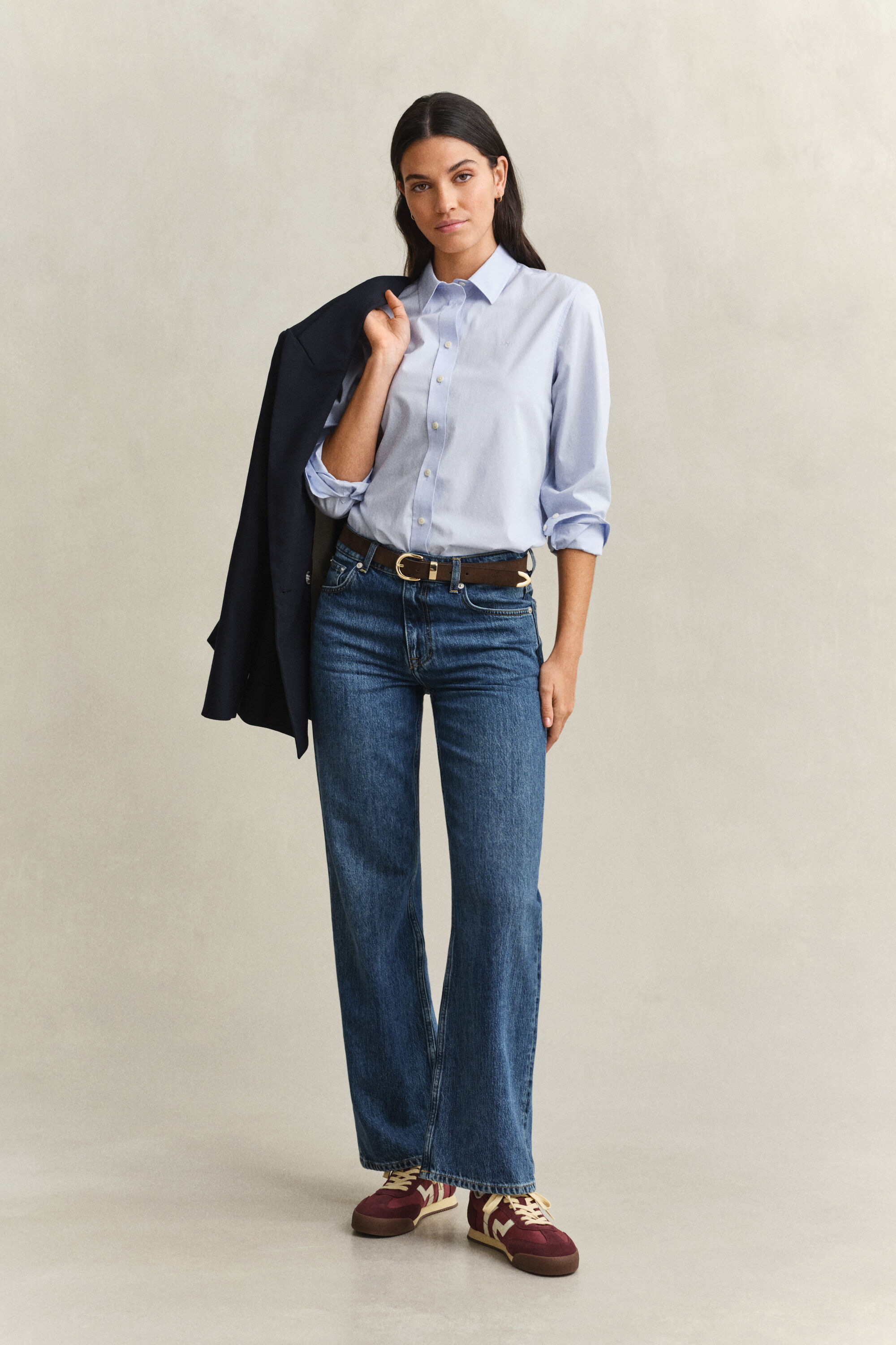 Camisa em popelina Classic regular fit