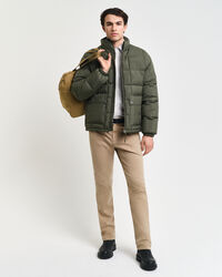 Calças chino Dobby Structured slim fit