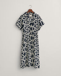 Cafetã de manga curta com estampado Monogram