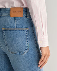 Camisa em popelina gingham regular fit