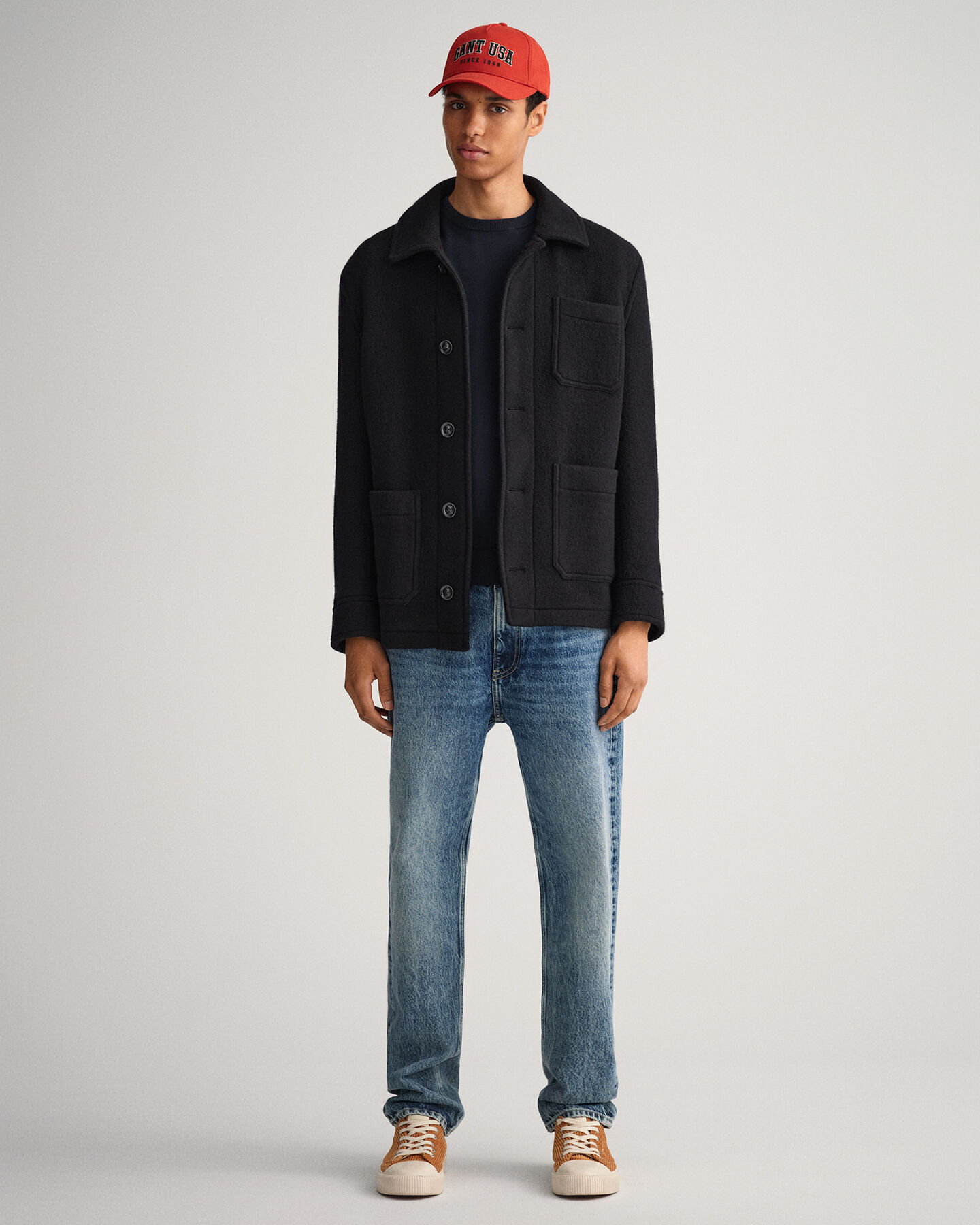 Pulover com decote redondo em algod&atilde;o Classic