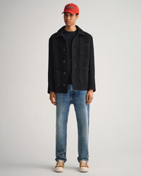 Pulover com decote redondo em algod&atilde;o Classic