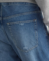 Calças de ganga Worn and Torn