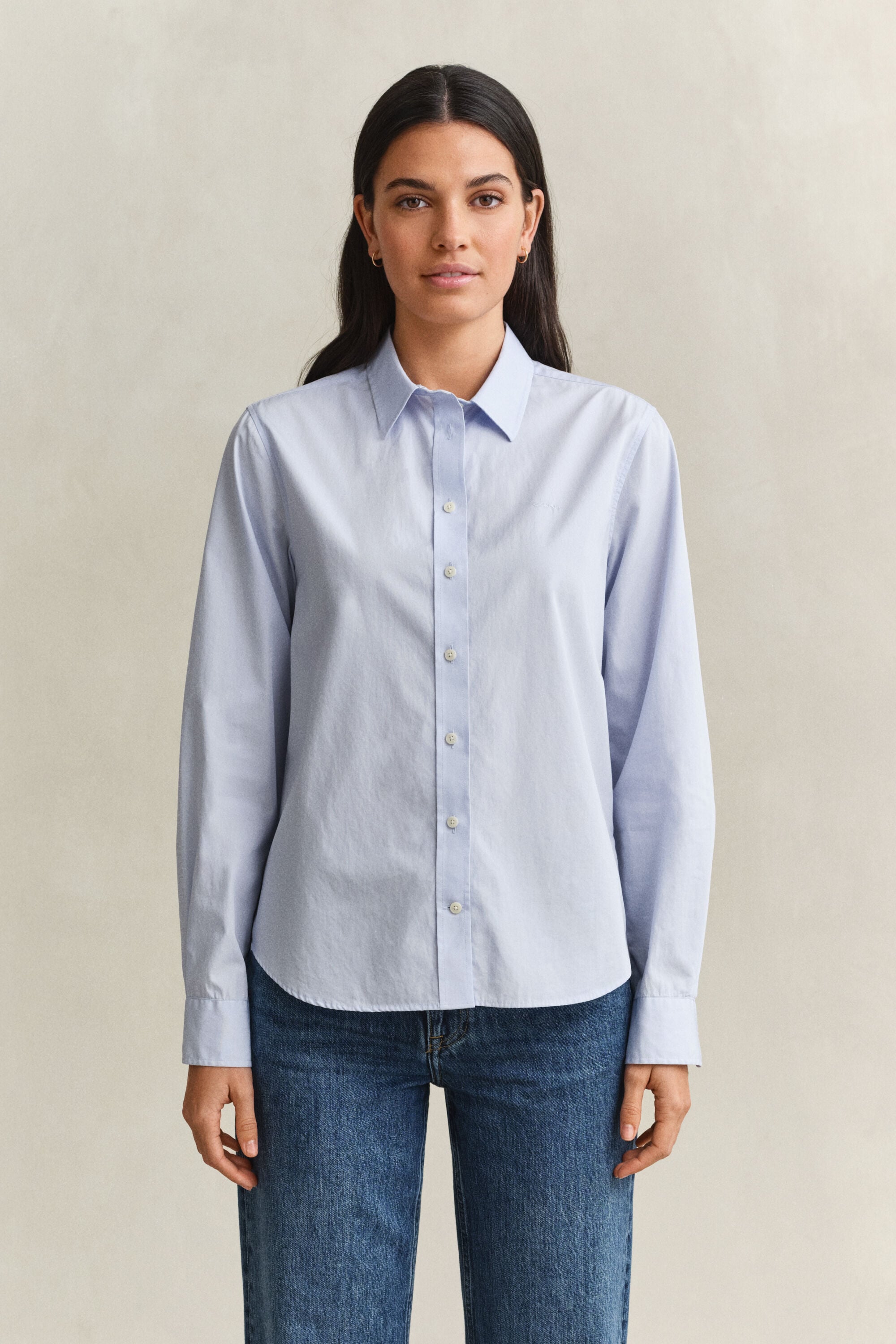 Camisa em popelina Classic regular fit