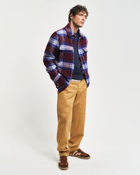 Sweatshirt com decote redondo Embossed