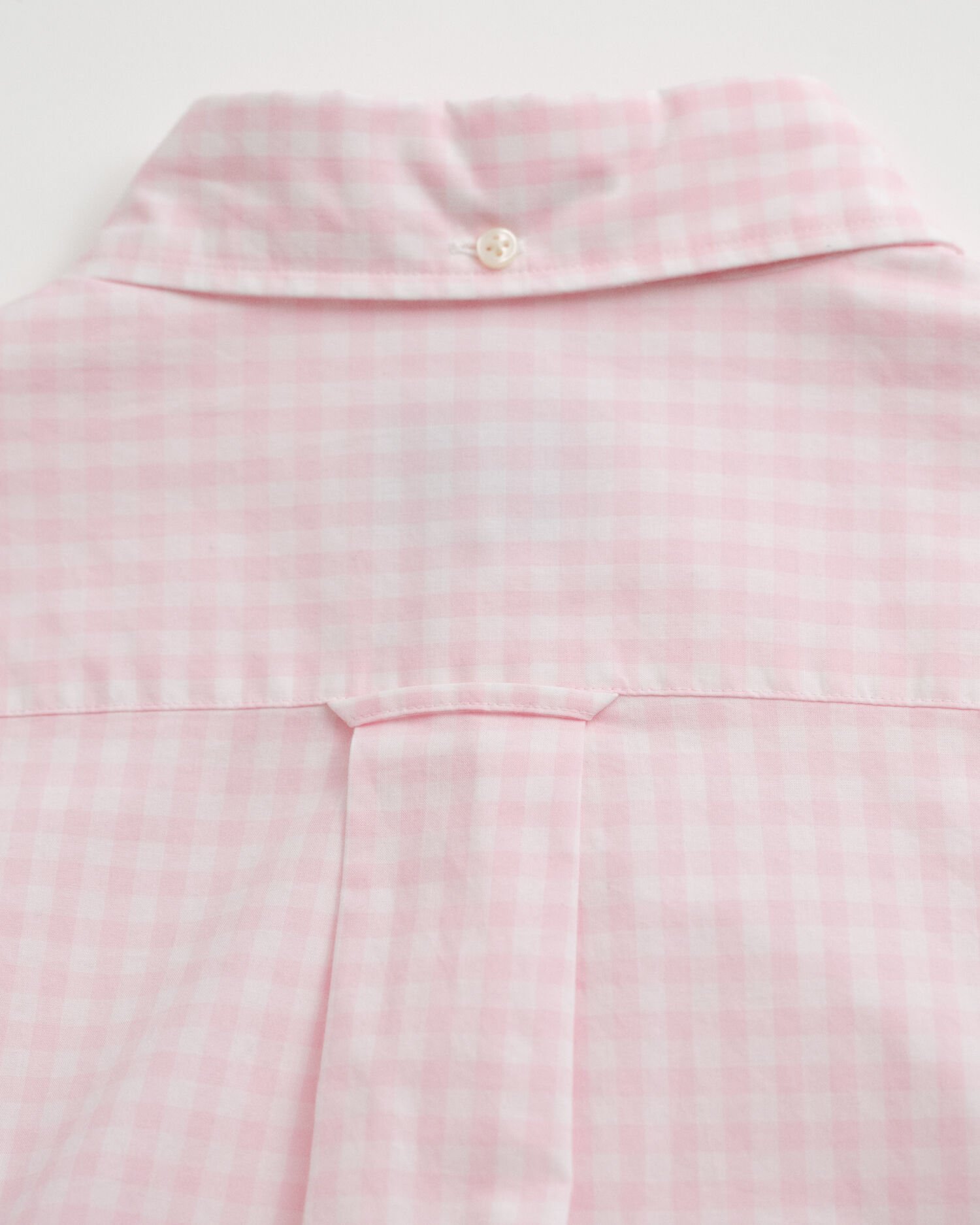 Camisa em popelina gingham Classic regular fit