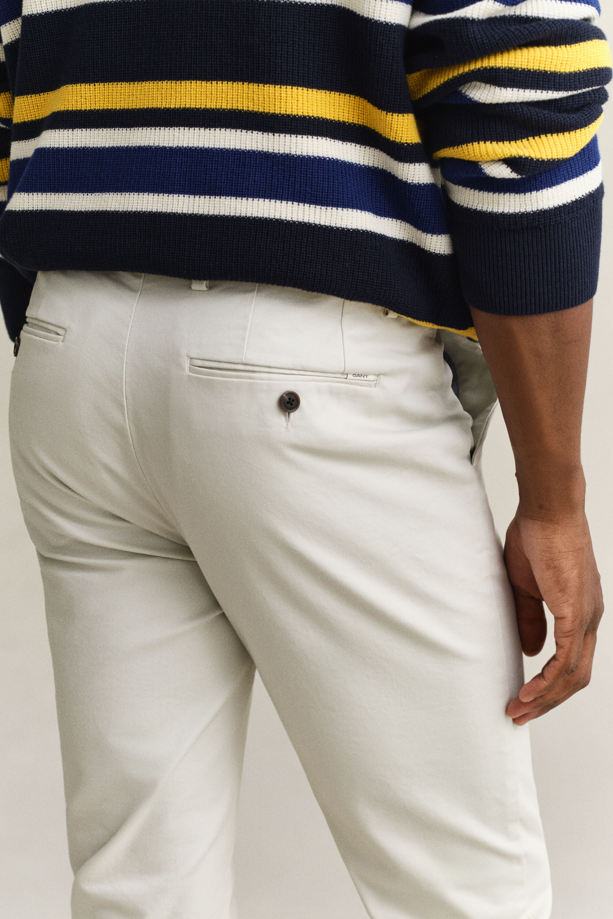 Calças chino elegantes slim fit