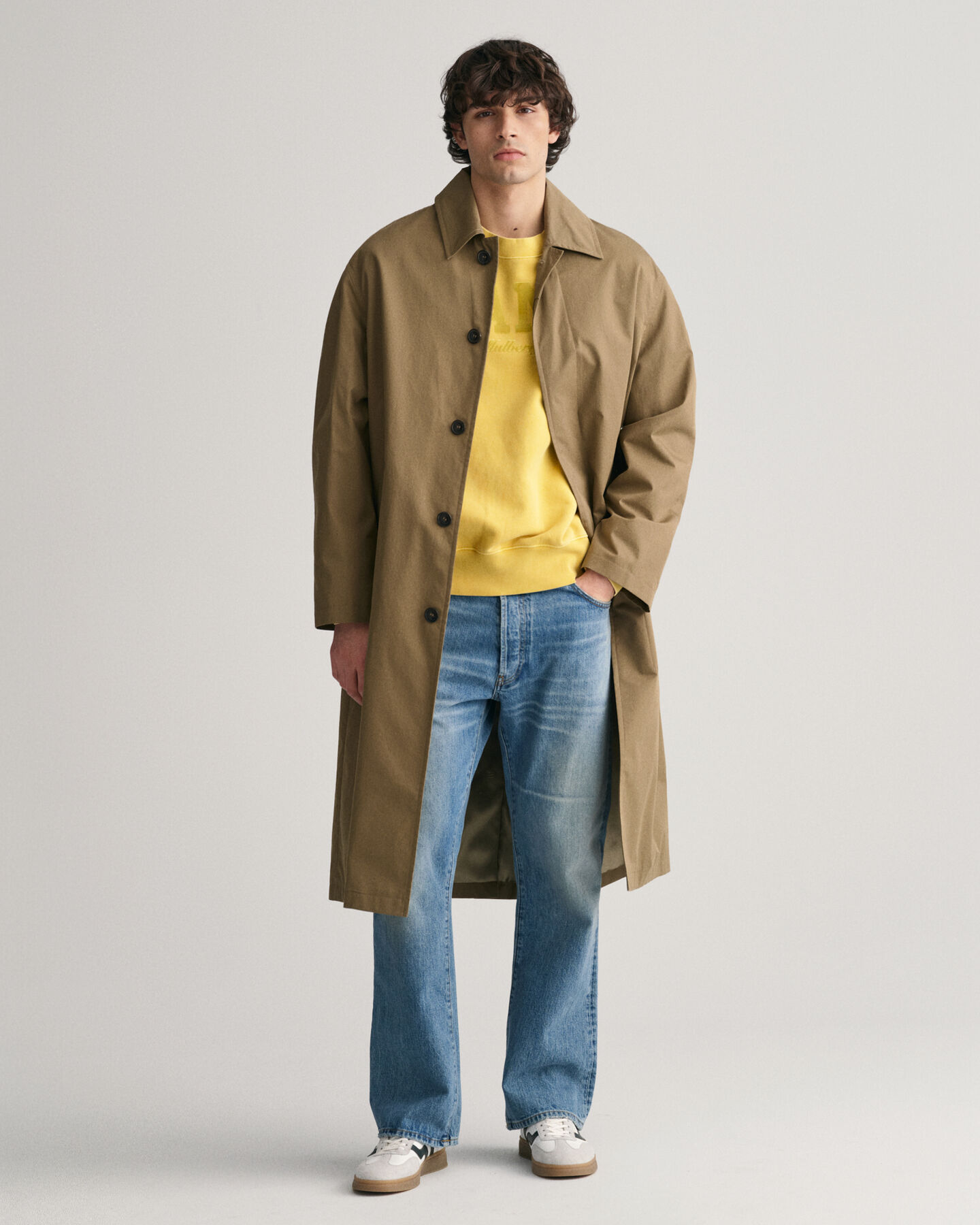 Gabardina de algodão