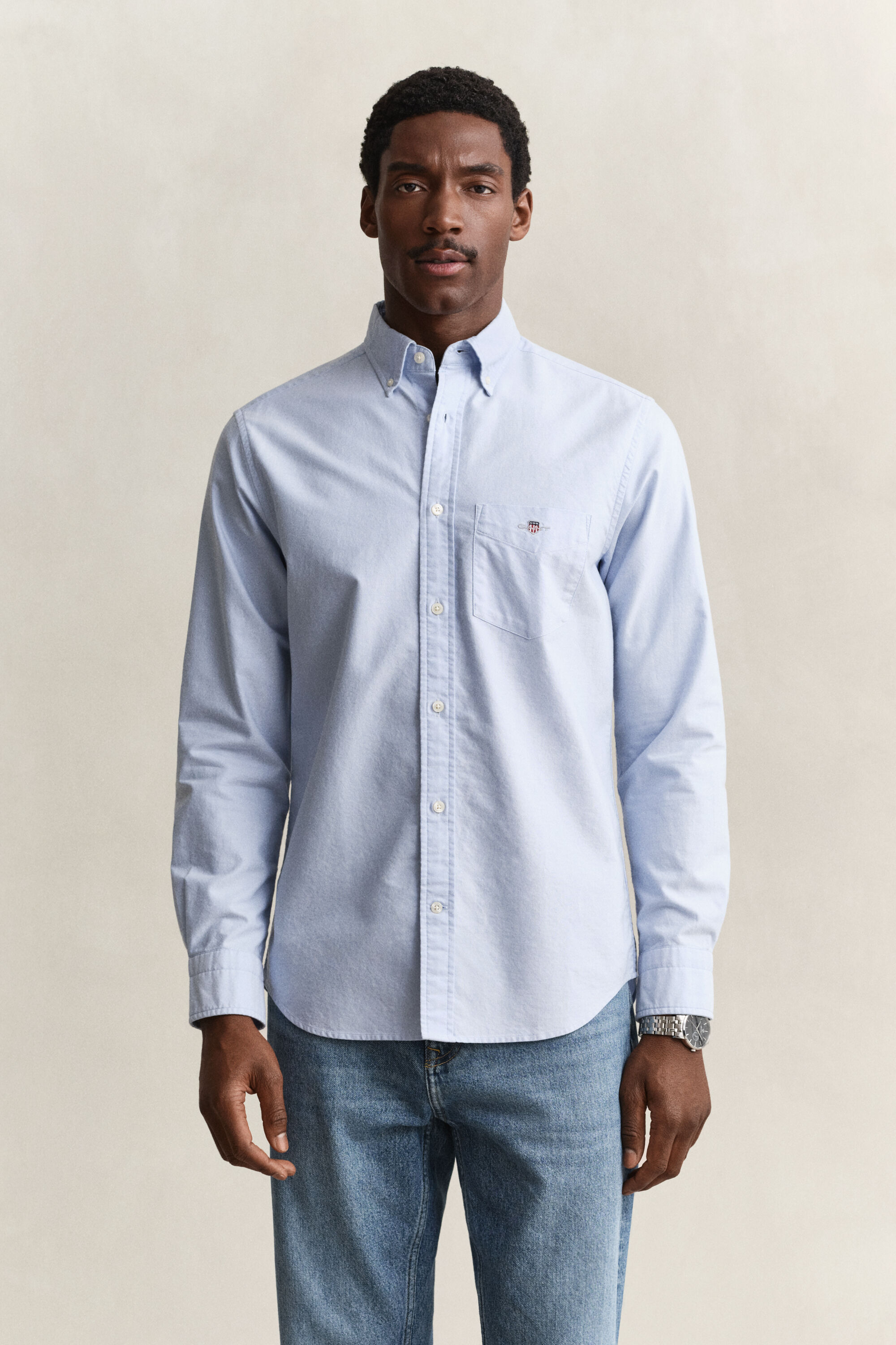 Camisa Oxford clássica regular fit