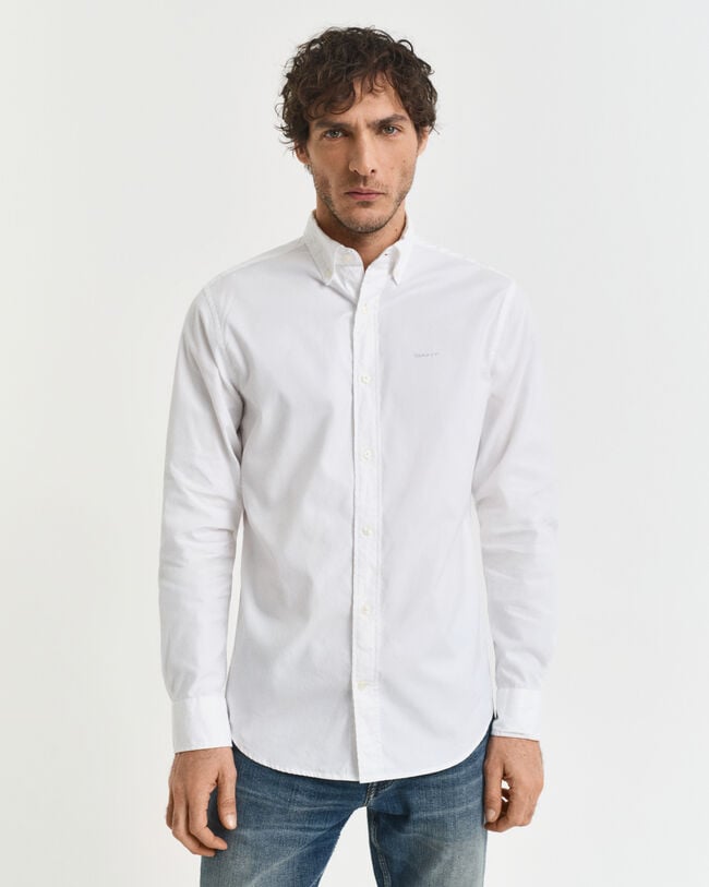 Camisa Oxford pinpoint regular fit