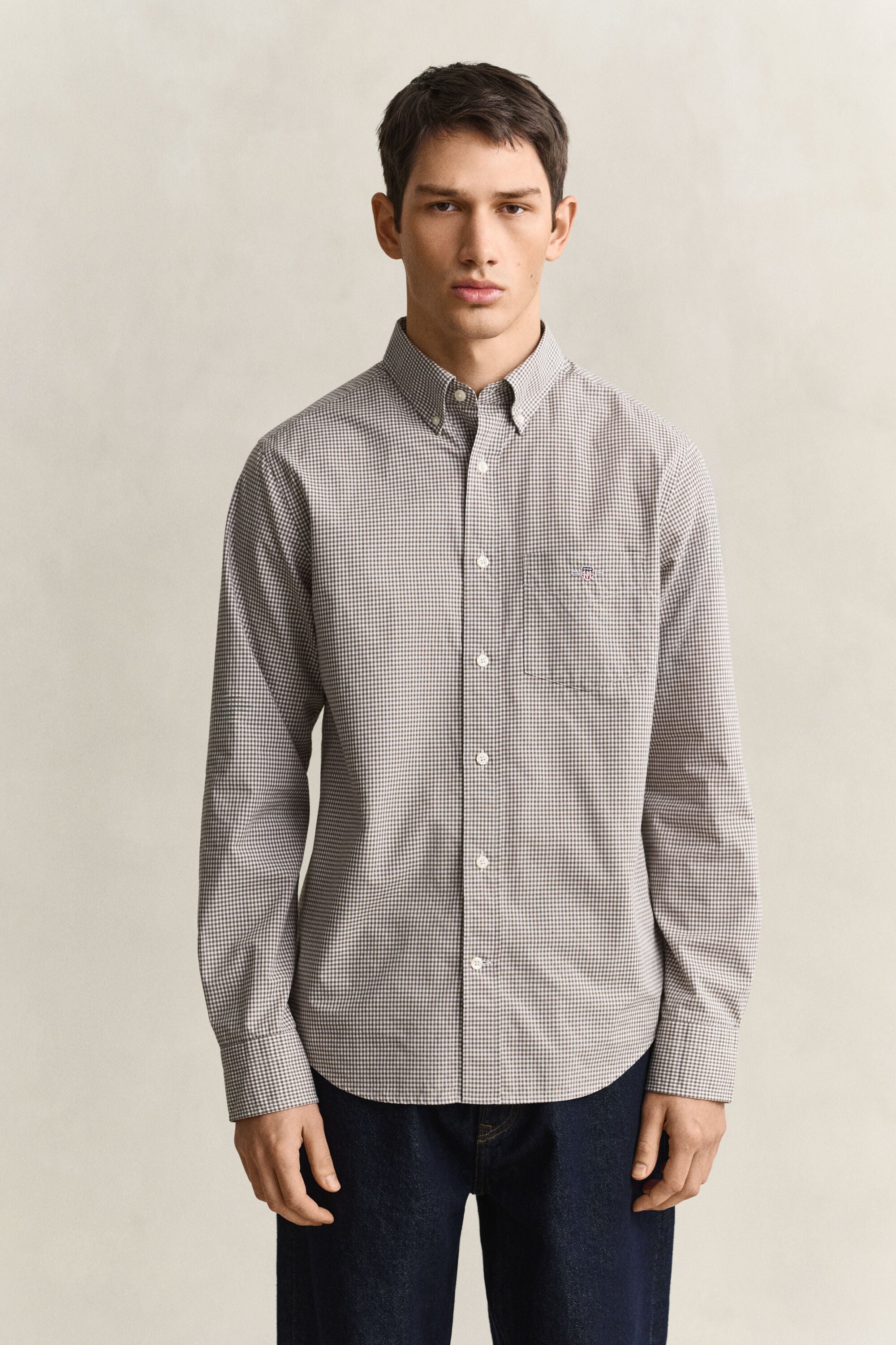 Camisa em popelina Gingham Classic