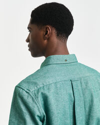 Camisa de flanela com padr&atilde;o espinha de peixe regular fit