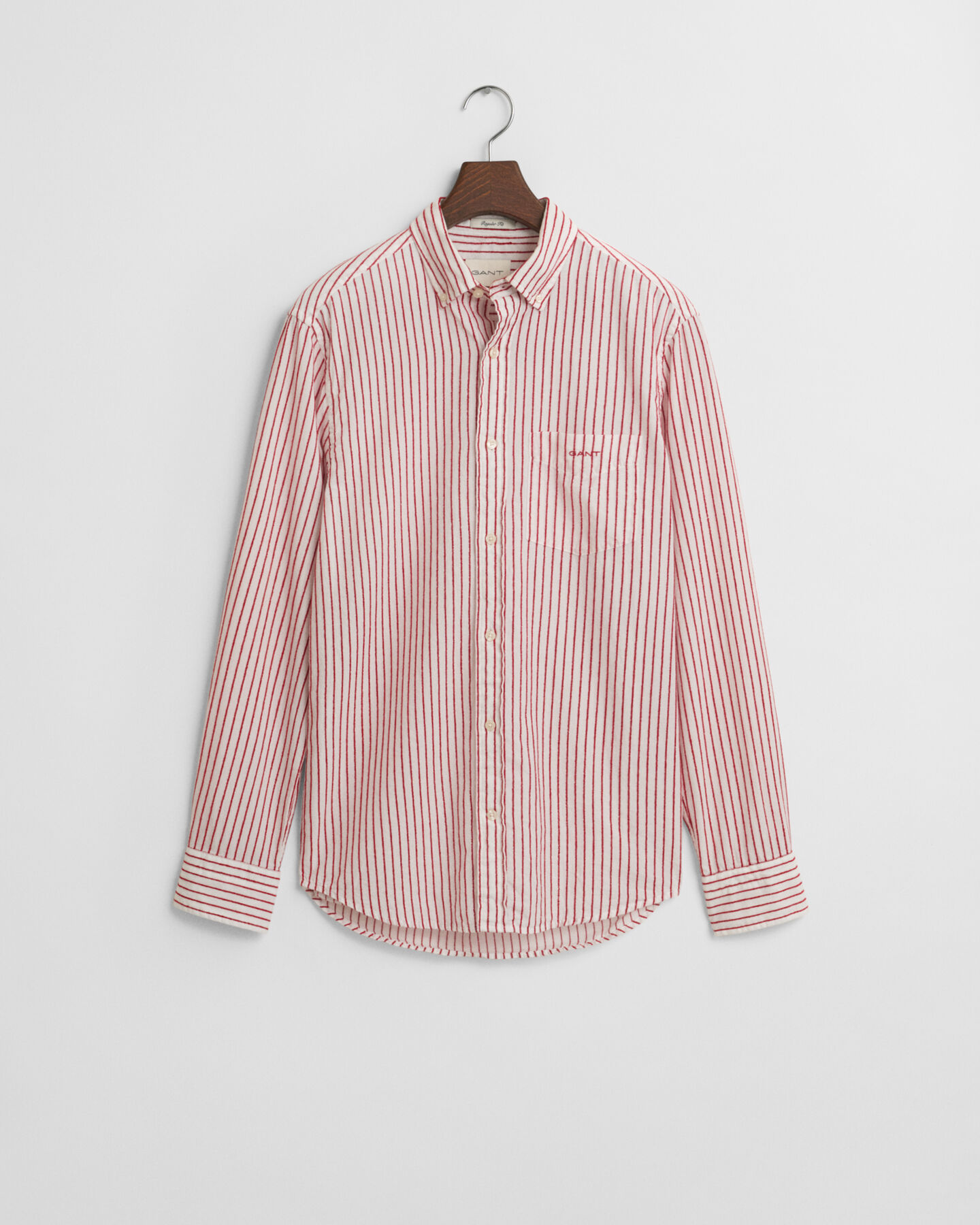 Camisa às riscas Textured regular fit