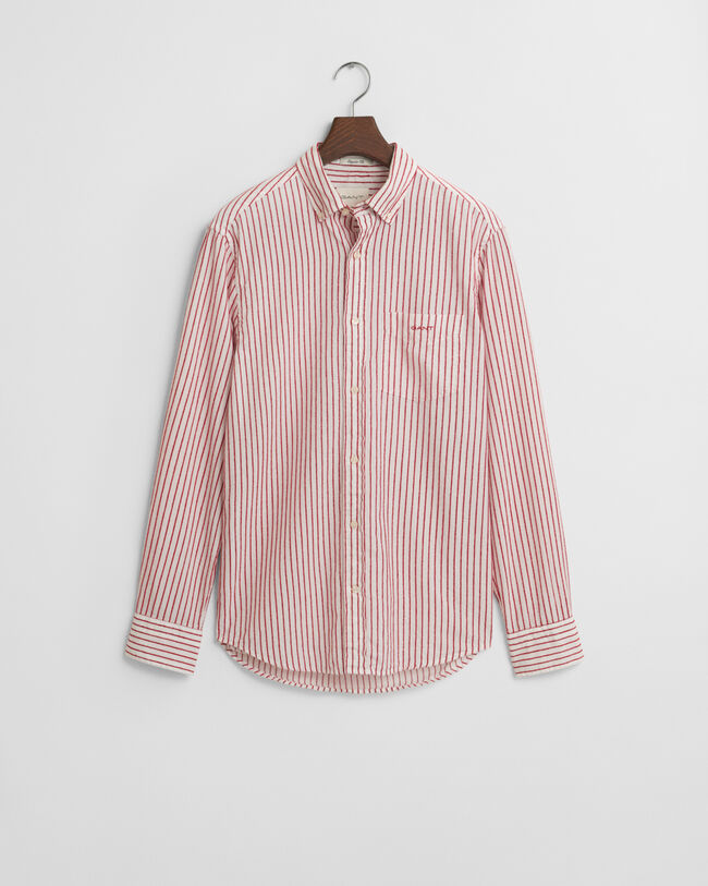 Camisa às riscas Textured regular fit