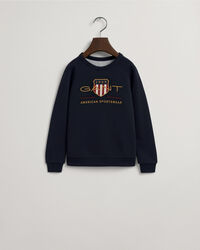 Sweatshirt com decote redondo Archive Shield Kids