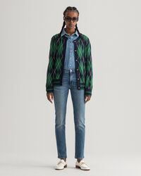 Casaco de malha Argyle