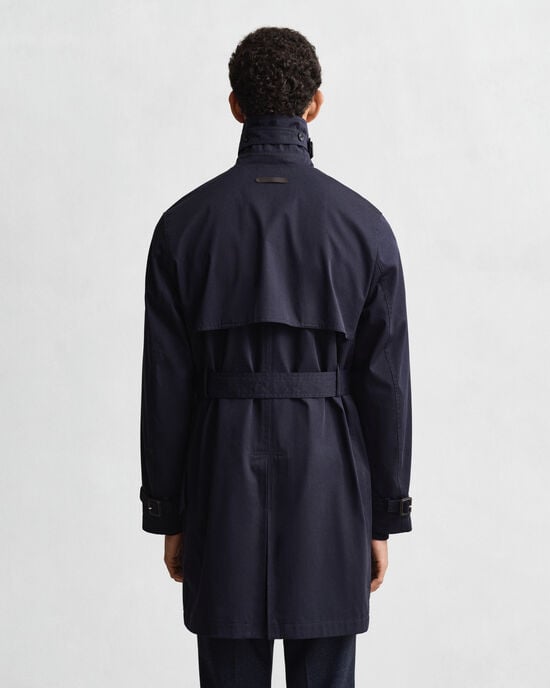 Gabardina em mistura de algodão