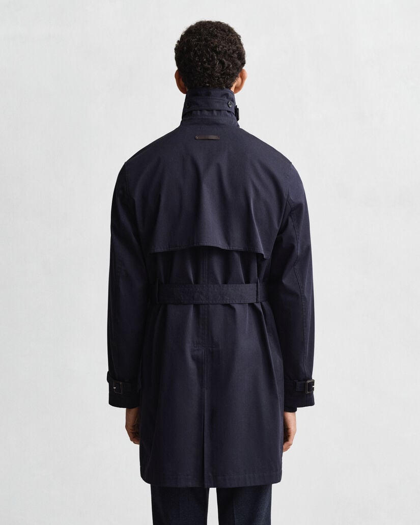 Gabardina em mistura de algodão