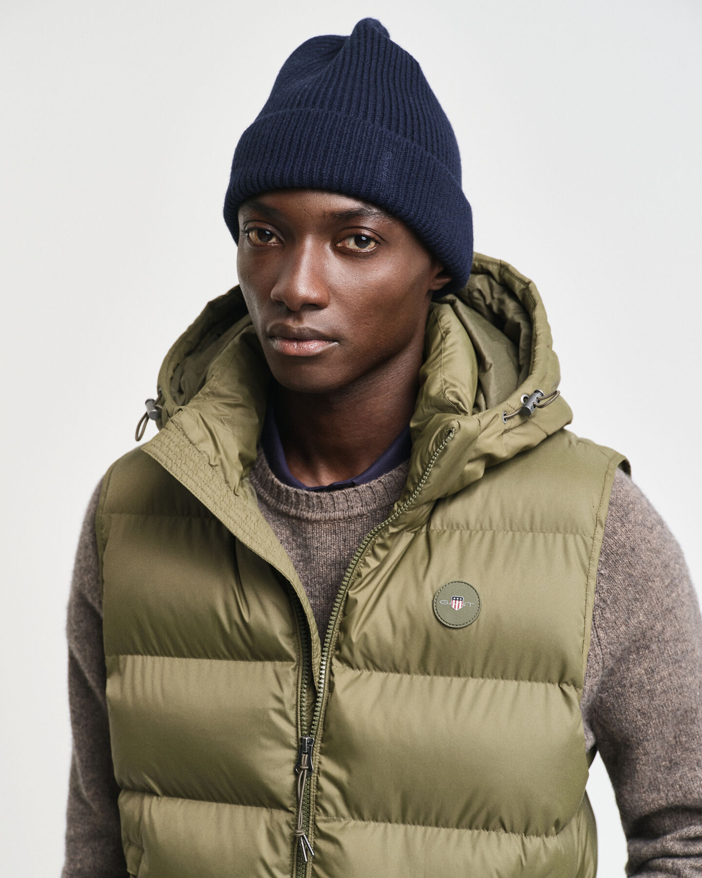 Gorro em malha de lã fina