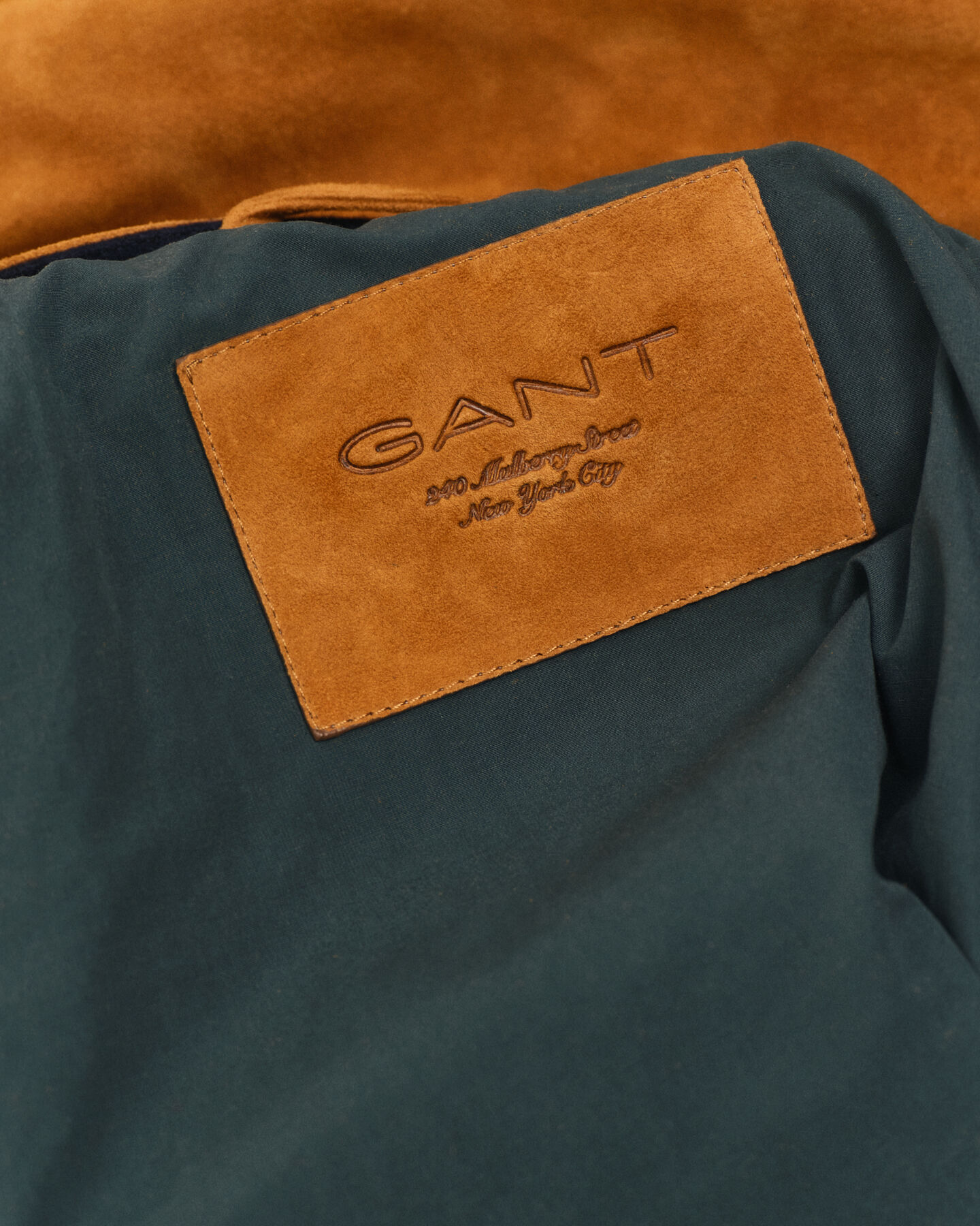 GANT Varsity Jacket em mistura de lã e camurça