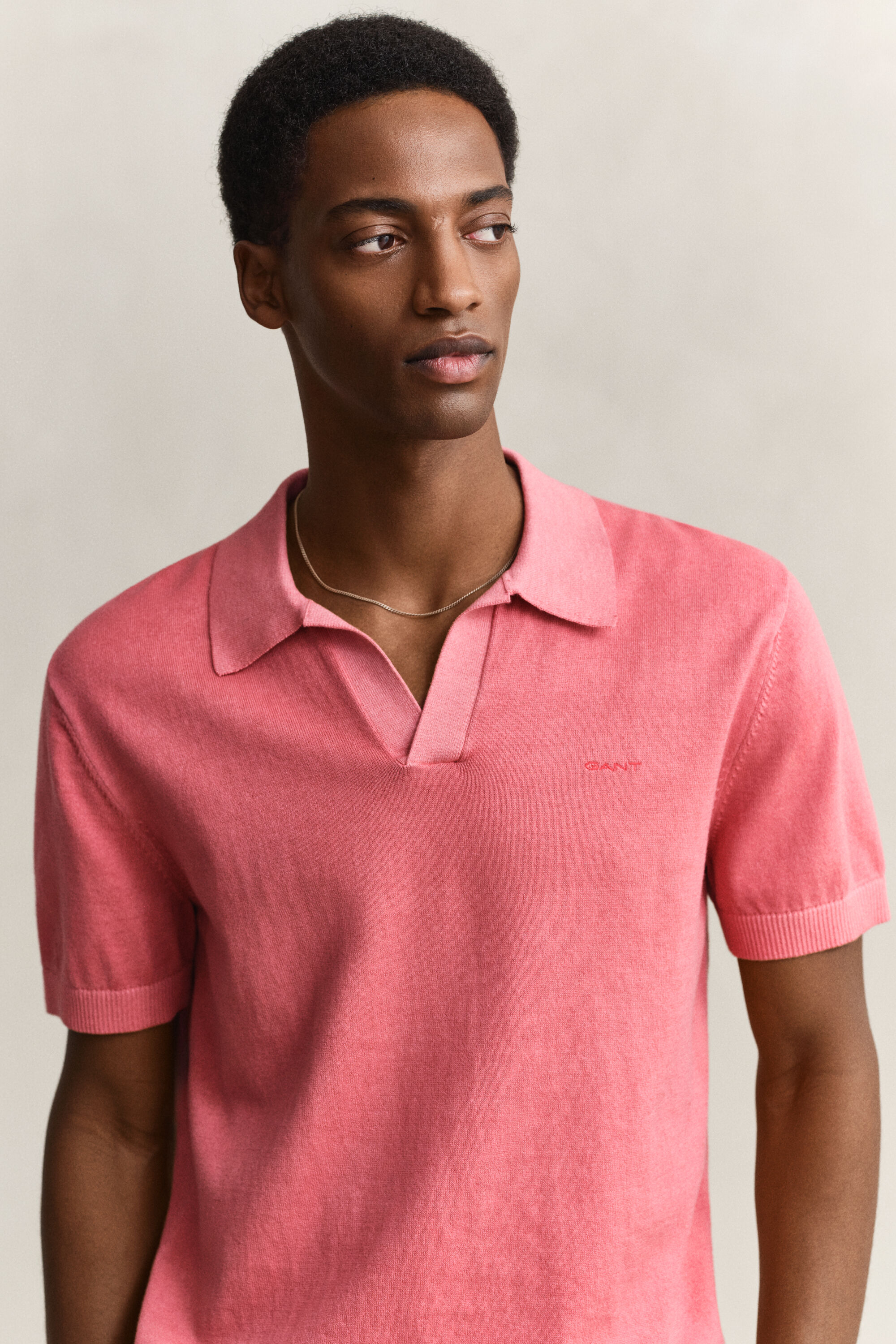 Camisola de malha tipo polo Sunfaded