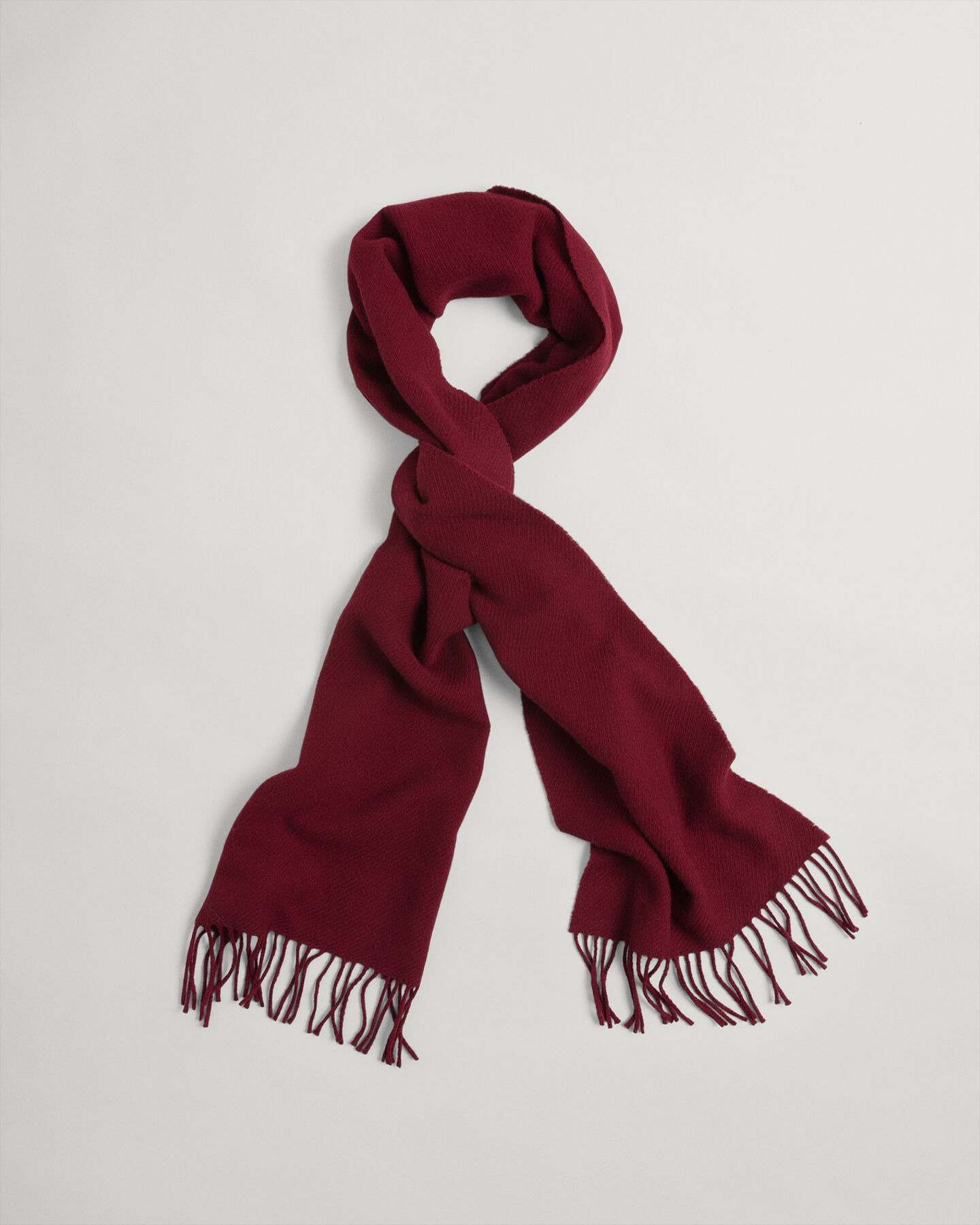 Cachecol em lã sarjada