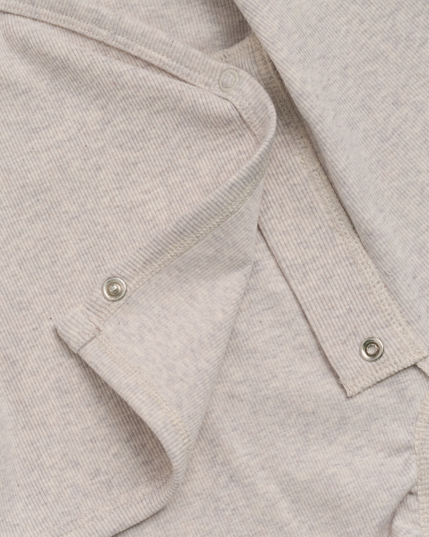 Body de trespasse em malha canelada Shield Baby