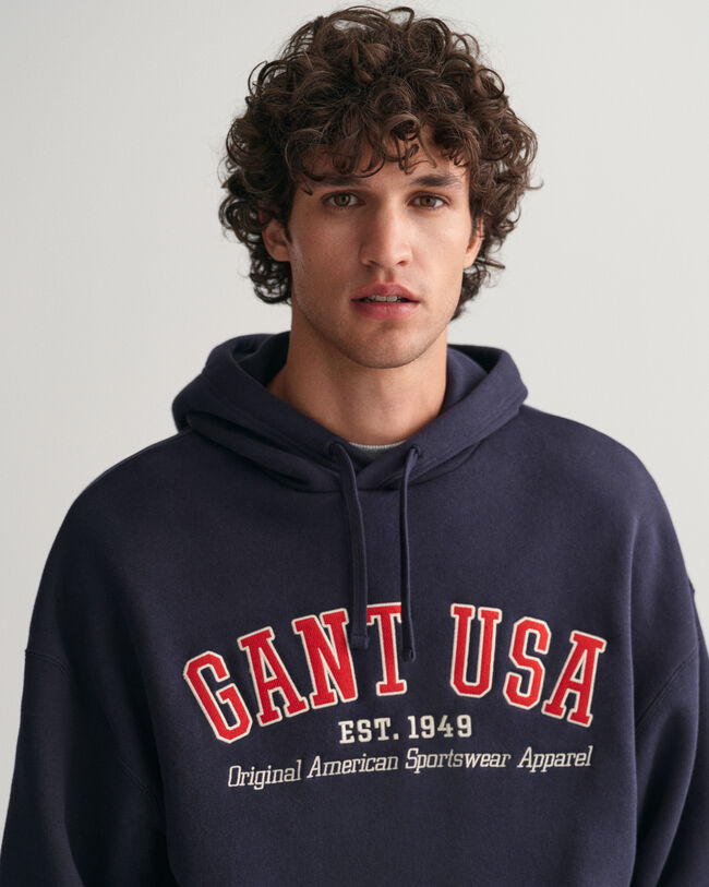 Sweatshirt com capuz GANT USA