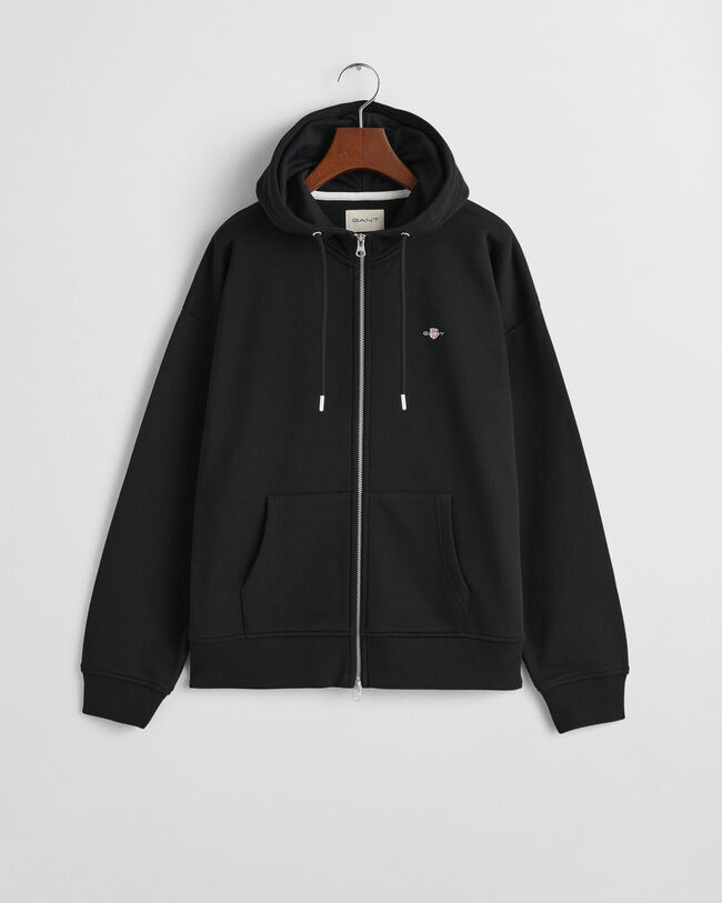 Sweatshirt com capuz e fecho Shield