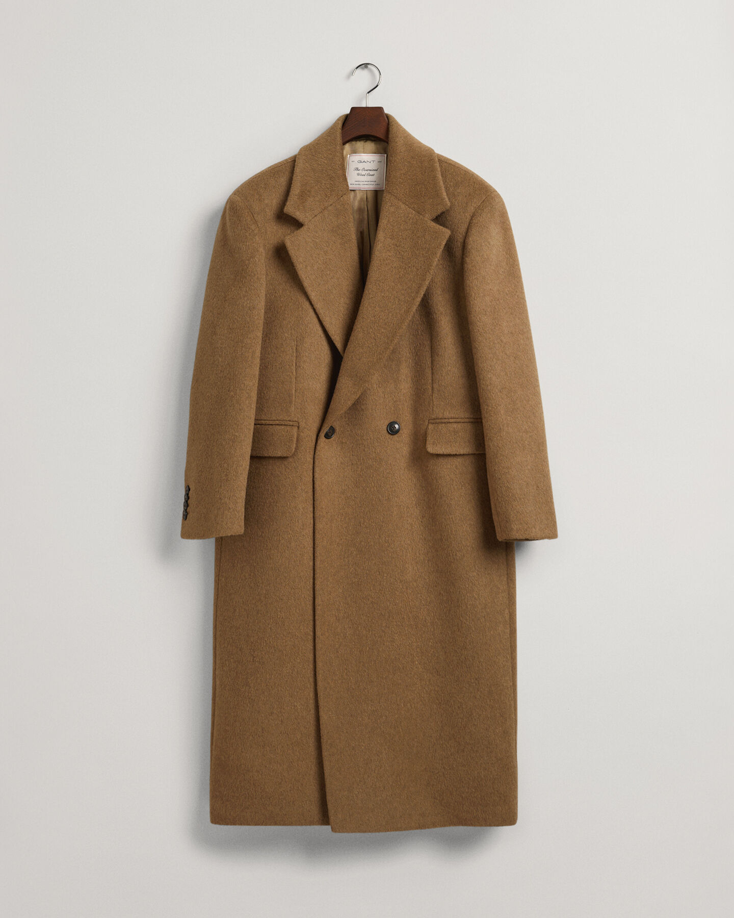 Sobretudo em lã oversized