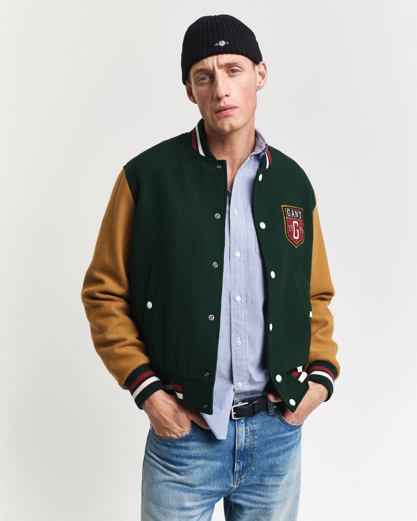 GANT Varsity Jacket em mistura de lã