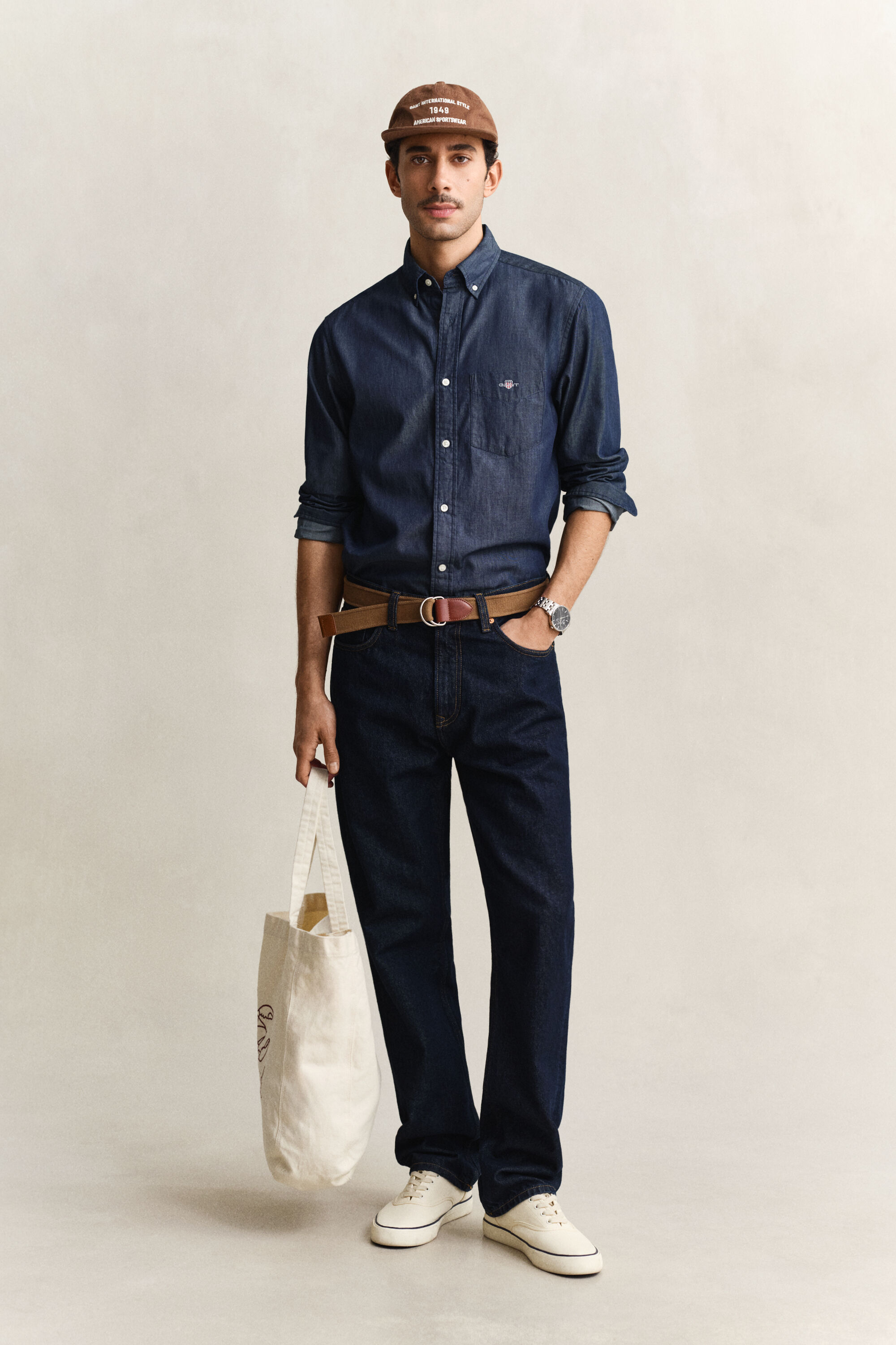 Calças de ganga straight fit