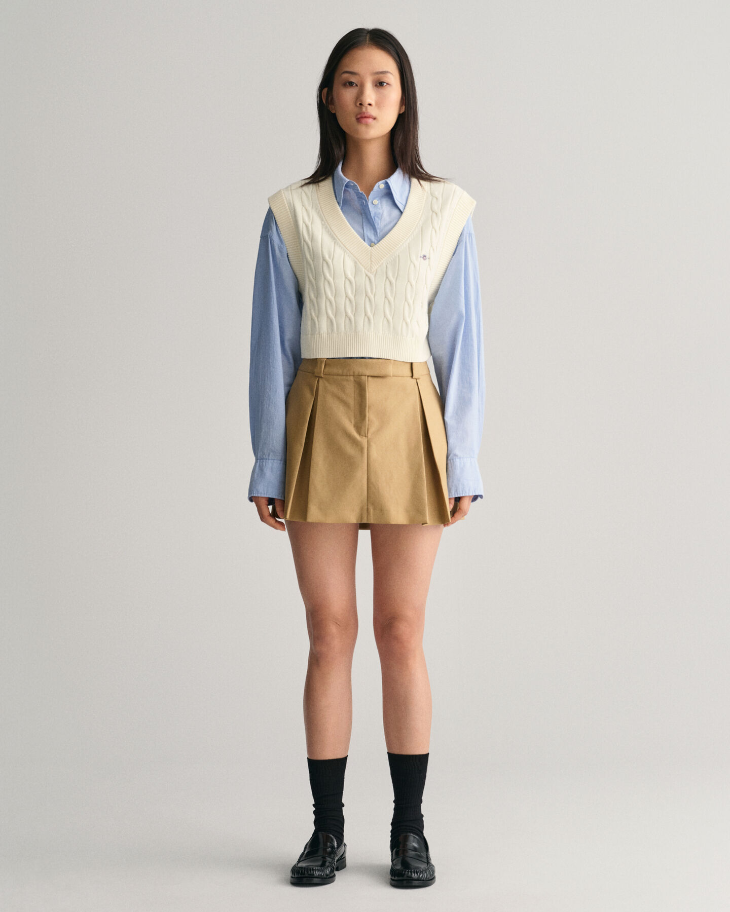 Minissaia com pregas