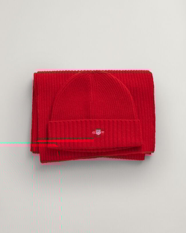 Conjunto de oferta com gorro e cachecol Shield