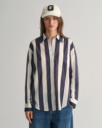 Camisa &agrave;s riscas Parasol relaxed fit