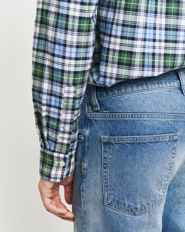 Camisa Oxford Archive com padrão de xadrez regular fit