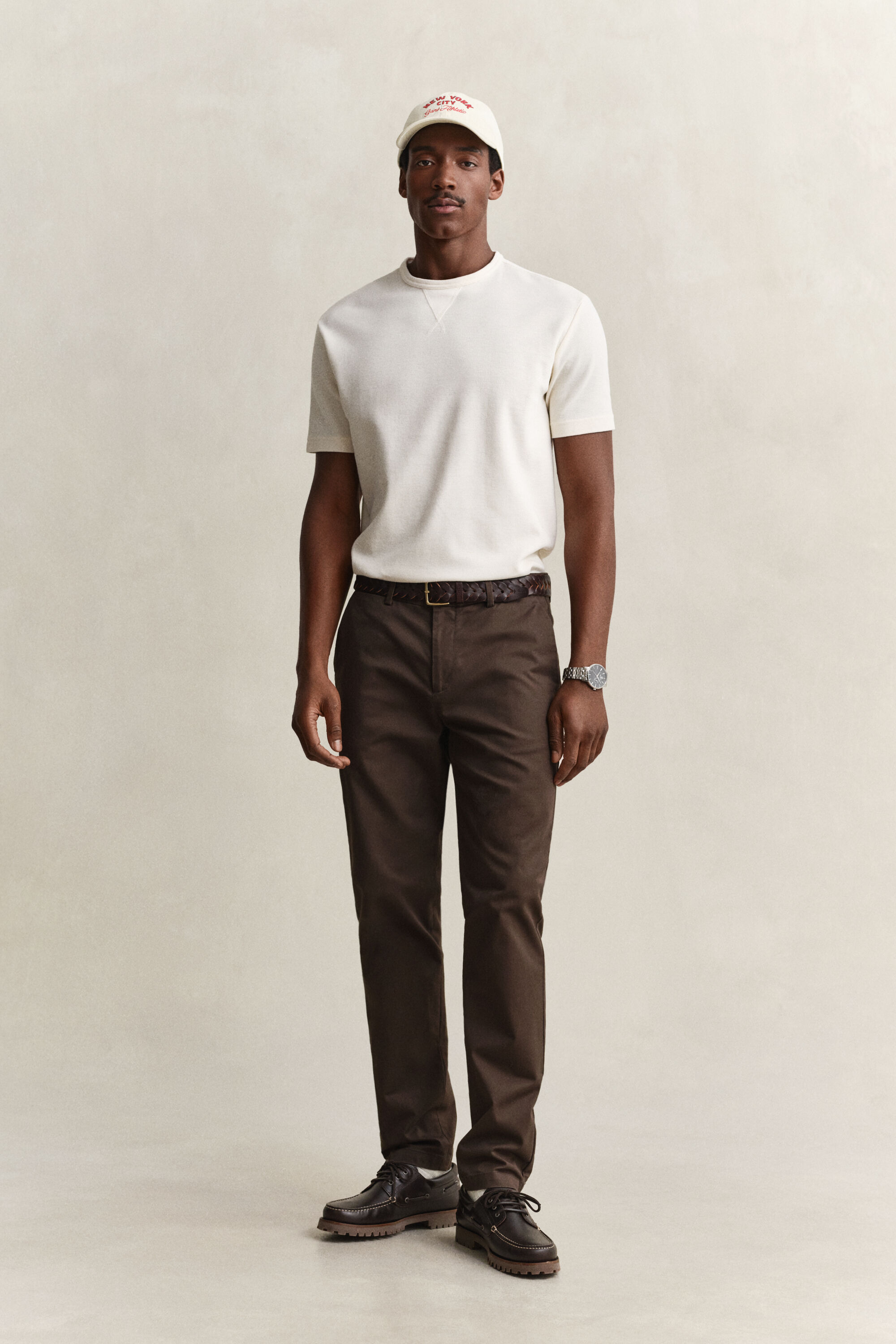 Calças chino elegantes slim fit