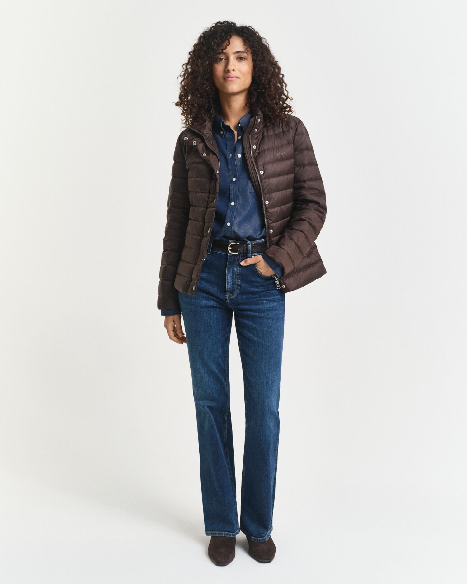 Blusão de penas leve