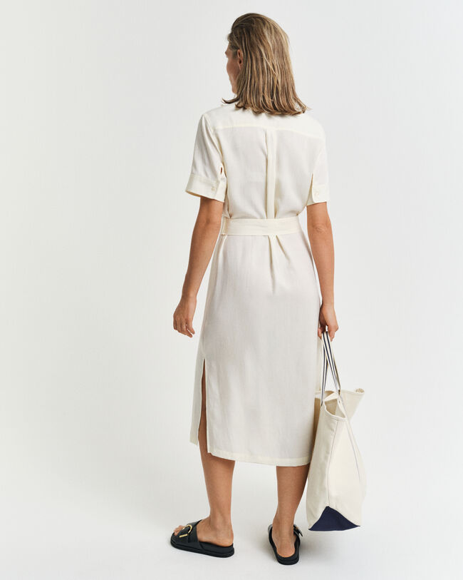 Vestido com bolsos regular fit