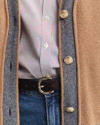 Casaco de malha com decote em V GANT Varsity