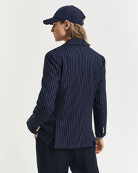 Blazer Club às riscas regular fit
