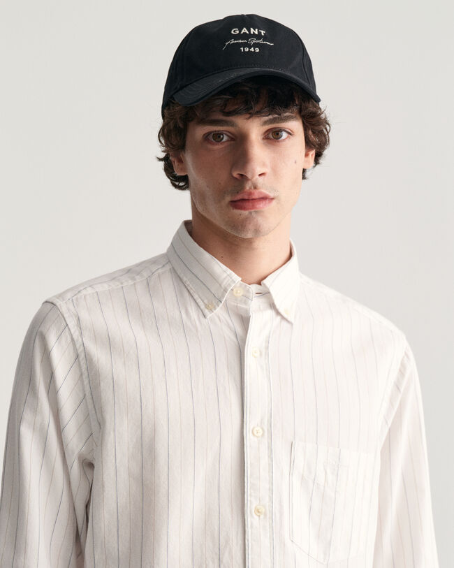 Camisa Oxford Archive às riscas regular fit
